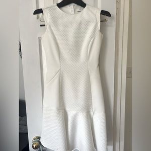 Reiss sleeveless mini dress with bottom flare skirt